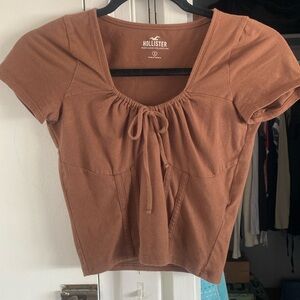 Brown Hollister Top